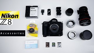 Nikon Z8 Accessories | Fringer EF - Z | SmallRig L bracket | EasyCover | Sabrent CF Express Card
