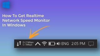 How to Get Realtime Net Speed Monitor For Windows 11