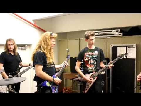 Playing "A Tout Le Monde" with Megadeth