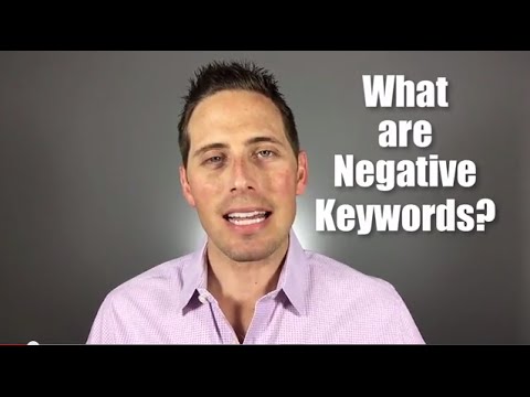 What are Negative Keywords?