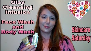 Olay Cleansing Infusion Face Wash and Body Wash: Skincare Saturday