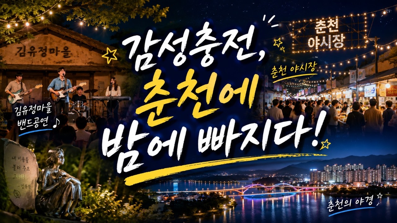 [강원365] 감성충전!춘천의 밤에 빠지다.