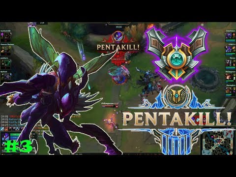 Best Pentakill Compilation #3 ( Kha'zix, Master Yi, Yasuo, Vayne, Caitlyn ) | League Of Legends Mid