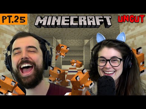Desert temple and Foxes! (Minecraft pt.25 uncut)