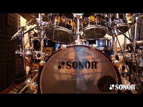 SONOR SQ2 Series 14x6.5" X-Ray Clear with Black Chrome Hoops & Chrome Lugs Acrylic Snare Drum | Worldwide Ship | NEW | Authorized Dealer image 5