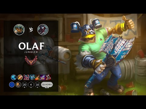 Olaf Jungle vs Kayn - EUW Grandmaster Patch 12.13