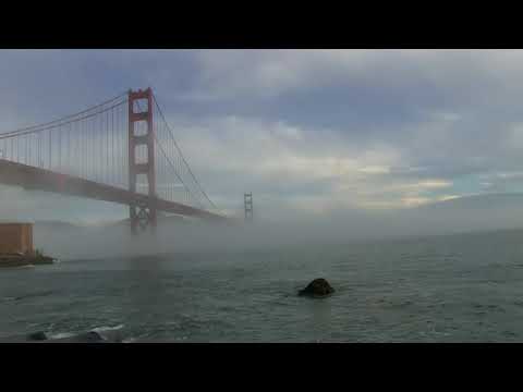 Foghorns on the Golden Gate Bridge Natural Sound 45mins