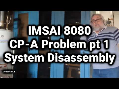 IMSAI 8080 #1 - Front Panel (CP-A) problem pt. 1
