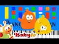 Pitch And Potch The Sound Machine Theme Song BabyTV Slow EASY Medium 4K Piano Tutorial