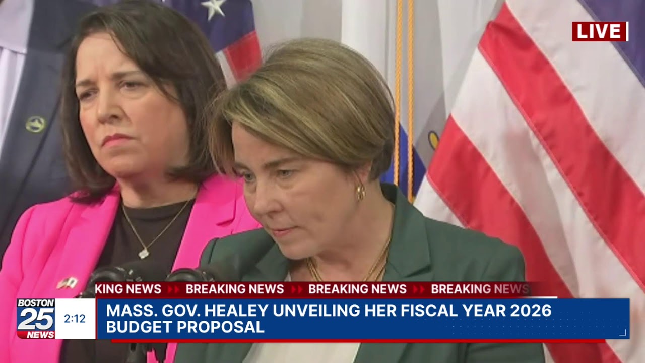 WATCH LIVE: Mass. Gov. Healey unveiling her Fiscal Year 2026 budget proposal.