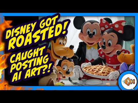 Disney ROASTED for Posting AI Artwork on...