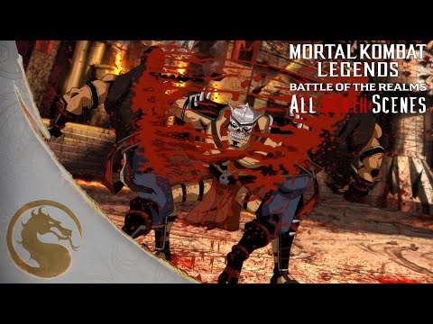 Mortal Kombat Legends: Battle of the Realms (2021) - Death Scenes Only #mortalkombatlegends