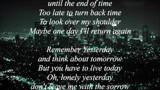 Remember Yesterday - Hammerfall (lyrics)