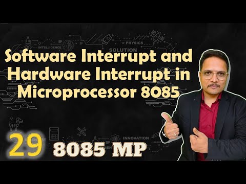 Interrupt Service Routine in Microprocessor 8085