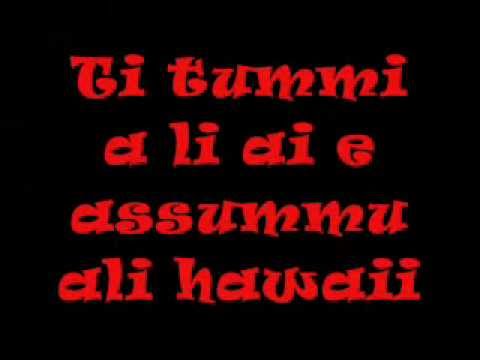 Ti tummi a li ai e assummi ali Hawaii - Carnevale di Sciacca 1996