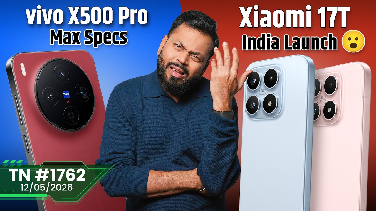 Xiaomi 17T India Launch, PM Modi Warning 🧐,OPPO Reno 16 First Look,vivo X500 Pro Max Camera-#TTN1762