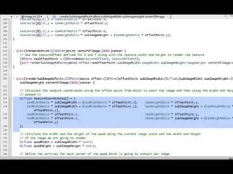 iPhone Game Programming -- Tutorial 4 -- Bitmap Font Class