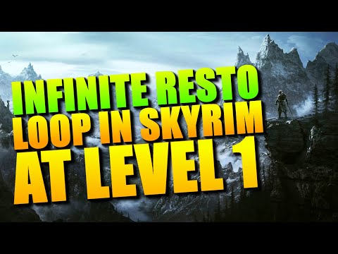 Thumbnail for SKYRIM INFINITE RESTORATION LOOP AT LEVEL 1 | HOW TO BECOME OVERPOWERED IN SKYRIM | GLITCHES 2026 by Special edition