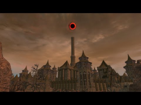 We got sent to Oblivion as a Vigilant of Stendarr (Skyrim Vigilant Mod)