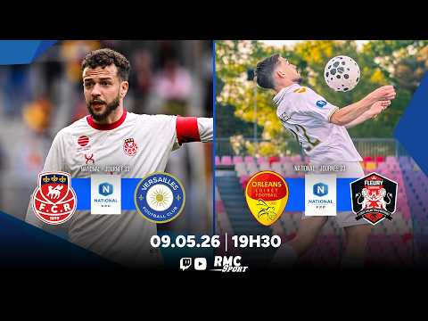 ⚽FOOT NATIONAL EN DIRECT⚽ Multiplex - Fc Rouen v Versailles // Orleans v Fleury