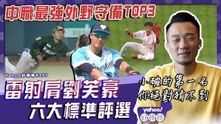 [分享] 劉芙豪選中職最強外野守備TOP3