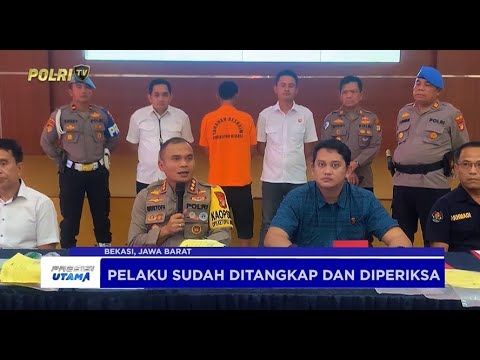 POLRES METRO BEKASI UNGKAP KASUS ASUSILA OLEH AYAH KANDUNG