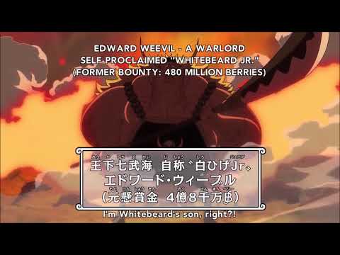 Whitebeards Son ( Self proclaimed) Targets Luffy And Marco The Phoenix - One Piece