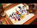 Mira Doodles Mickey Mouse Friends While Explaining The Importance Of Problem Solving