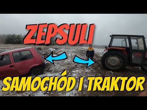 The young man even broke the tractor and the bumper and exhaust were torn off, and I broke someth...