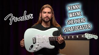 Video thumbnail for Fender Kenny Wayne Shepherd Signature Stratocaster | A Sonic Blue Blues Machine by Alamo Music Center