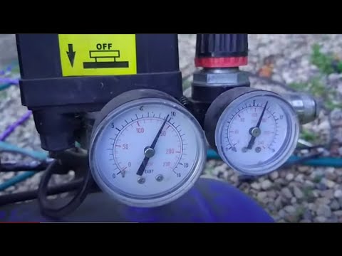 SZLAMÓWKA PNEUMATYCZNA - EKSPERYMENT i zielsko  , budowa studni , tania studnia w domu i ogrodzie