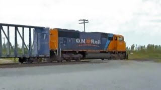 preview picture of video '[HD] Ontario Northland Freight 213 at Potter'