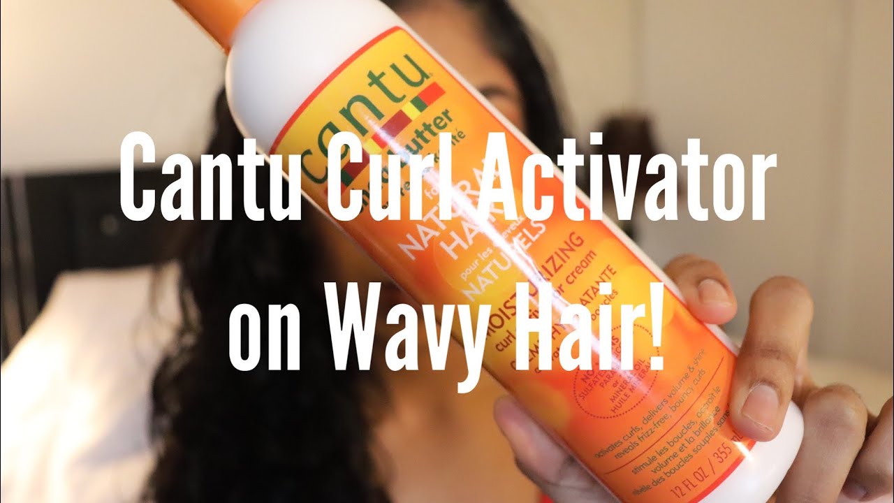 Cantu Curl Activator Cream Review - Wavy Hair First Impression