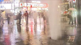 [問卦] 東京暴雨，人孔蓋直接炸裂