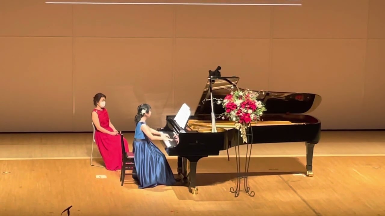 【ピアノ発表会2022】中学一年生。祖父の大好きな曲MISIAのアイノカタチを弾きました。