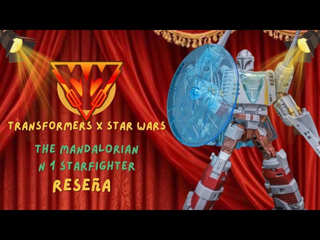Vídeo relacionado con Transformers Collaborative Star Wars: The Mandalorian, Figura de acción N-1 Starfighter