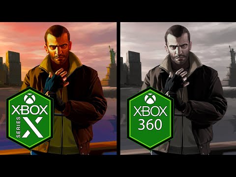 Grand Theft Auto 4 Xbox Series X vs Xbox 360 Comparison