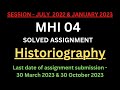 MHI 04 Solved Assignment 2022 23 MHI 04 Solved Assignment 2022 2023 MHI 04 Assignment PDF