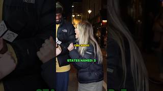 British girls TRY to name American states 🤣 #usa #shorts #americanabroad #publicinterview #ukvsusa
