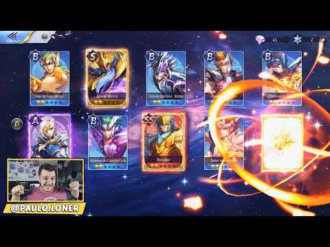 INVOCAÇÕES NO MILO COM ARMADURA DIVINA (SAINT SEIYA AWAKENING)