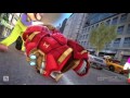 Mario Colors Army VS Iron Man HulkBuster Armor Epic Battle