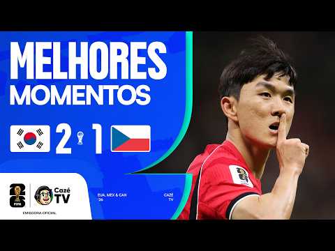 MELHORES MOMENTOS: COREIA DO SUL 2 X 1 TCHÉQUIA | COPA DO MUNDO FIFA™ 2026 | 1ª RODADA