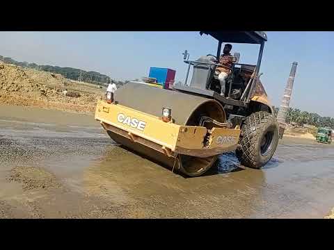 How to compact a Road by roller/ রাস্তায় কিভাবে রোলার দিতে হয়।