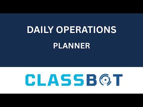 Scheduling Made Easy: How to Use the Classbot Planner