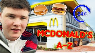 McDonalds A-Z Menu Challenge!