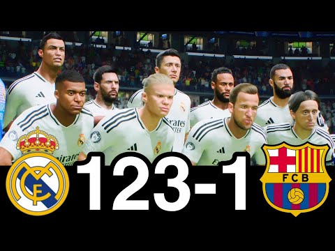 FC 24 -MESSI RONALDO NEYMAR & MBAPPE | ALL STARS |  AL NASSR 100-0 MANCHESTER UNITED