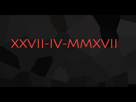 XXVII-IV-MMXVII