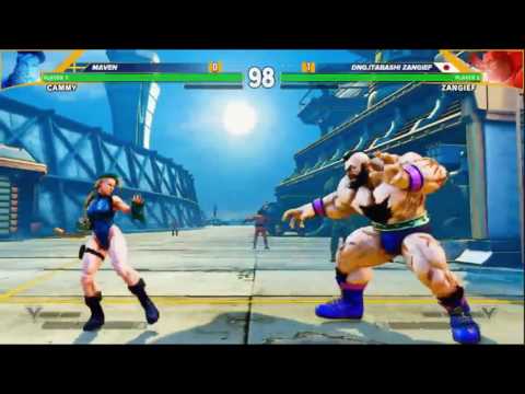 Itabashi ( Zangief ) vs Maven  ( Cammy ) - Losers Finals - Dreamhack 2016