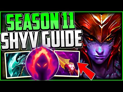 How to Play Shyvana Jungle & CARRY! + Best Build/Runes | Shyvana Guide Season 11 League of Legends