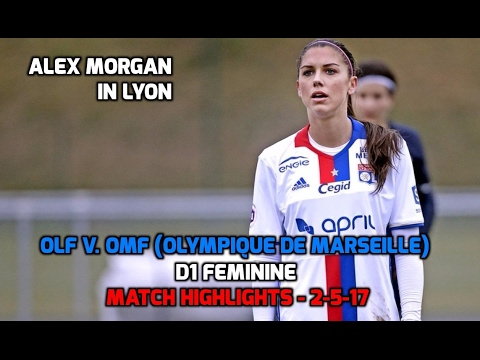 D1 Feminine - ALL Match Highlights & Goals: OLF v. OMF (Olympique de Marseille) - 4-0 Win - 2-5-17